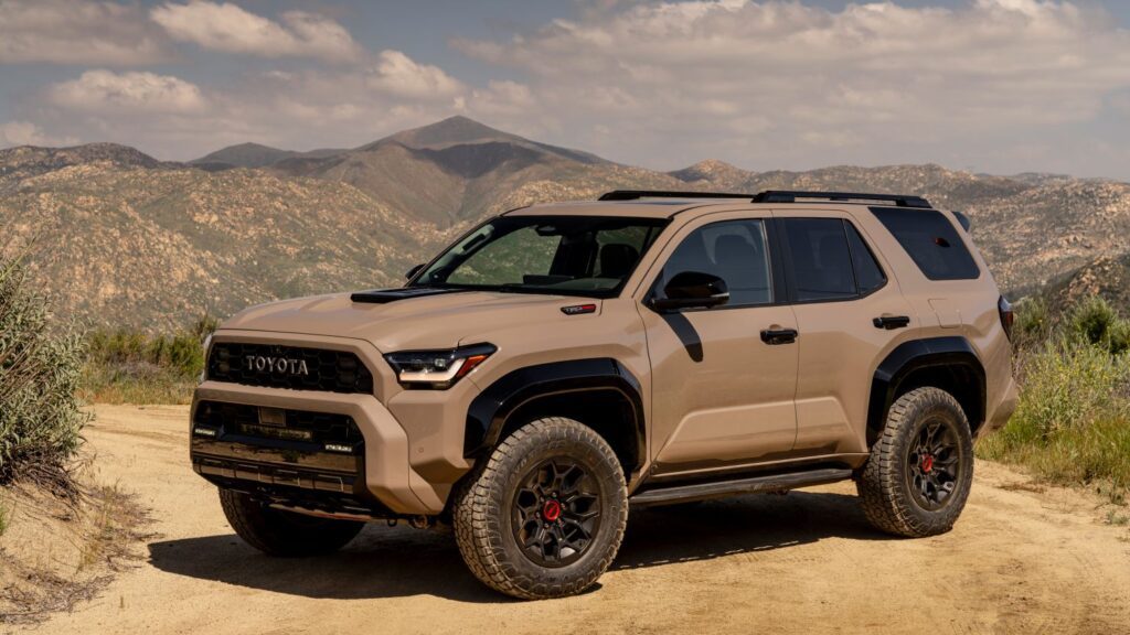 2025 Toyota 4Runner parked with wilderness in background