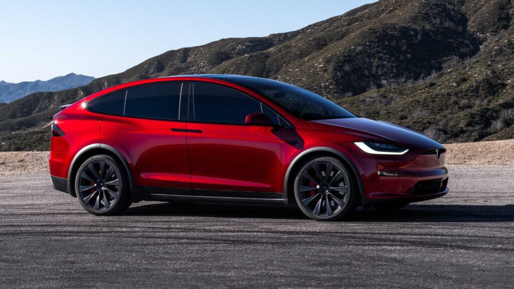 Tesla Model X - Electric SUV with Dog Mode