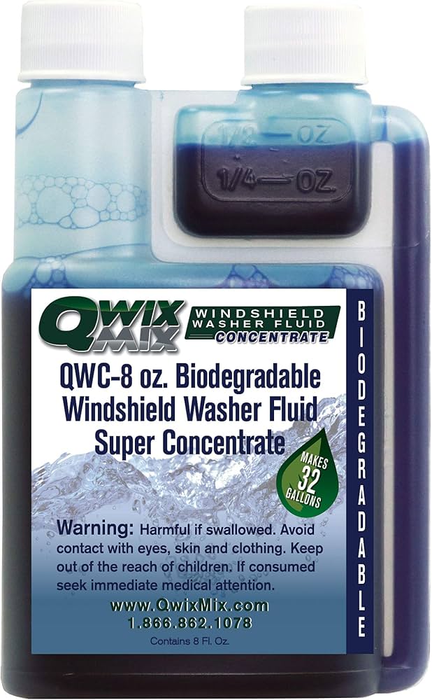 Qwix Mix - Affordable Best Windshield Wiper Fluid for Winter for extreme cold