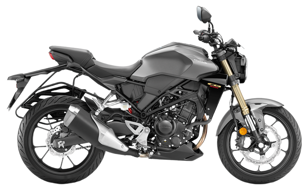 Honda CB300R - Lightweight motorcycle for beginners with a modern design and smooth ride.