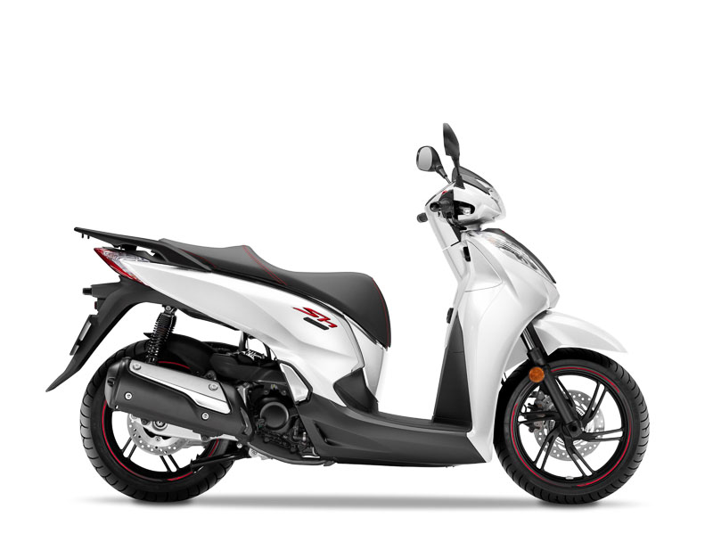 Honda SH300i scooter, compact and efficient for urban commuting