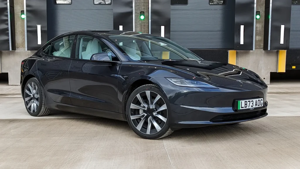 2025 Tesla Model 3 exterior view